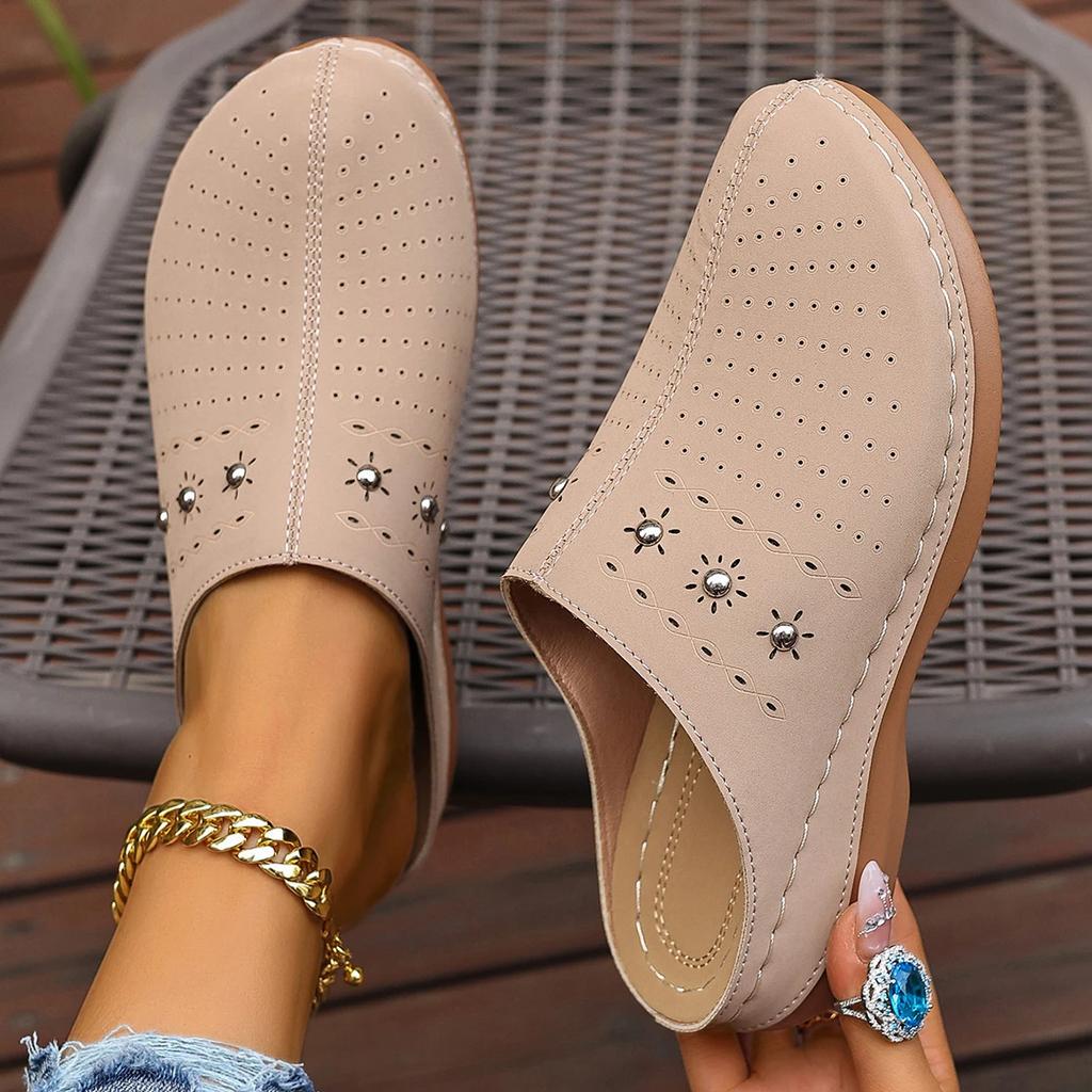 Fashion Summer Women Slippers Lightweight Hollow Slippers Outdoor Beach Shoes Woman Slip on Cozy Mules Platform Sandals Slides Women