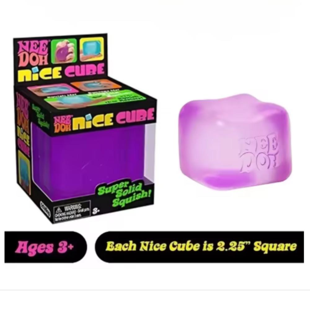 Schylling Needoh Nice Cube Sensorischer Nice-Sicle Stressabbau Quetschwürfel Anti-Angst Knetobjekt Für Konzentration ADHS-Bevölkerung