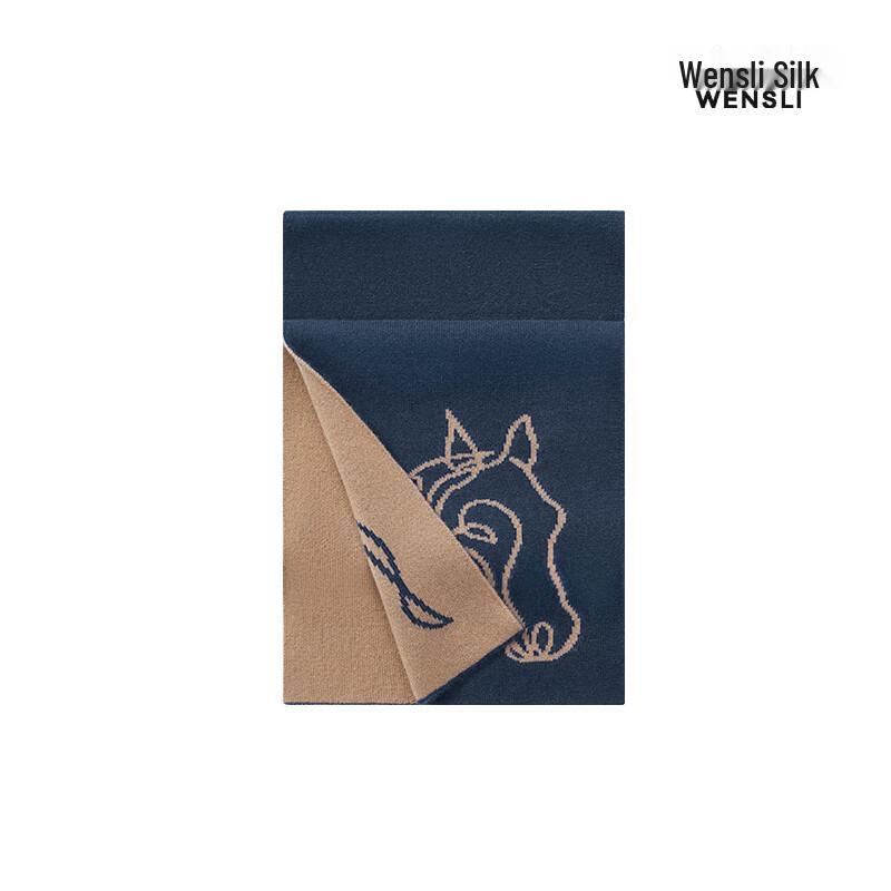 WENSLI Golden Horse Jade Hall Cashmere Scarf & Shawl