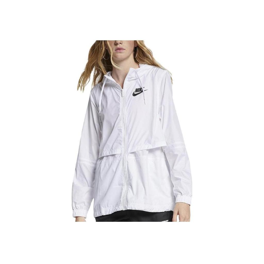 Nike Breathable Casual Hooded Jacket Women Jackets White AJ2982-101