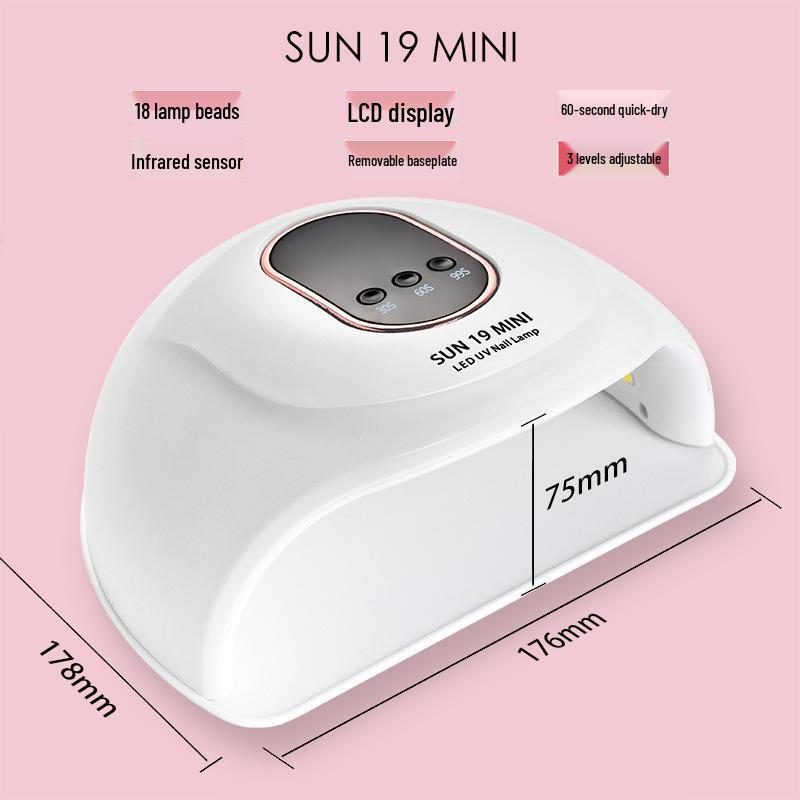 Lampa Suszarka do Paznokci UV LED 72W do Szybkiego Utwardzania Lakieru Żelowego, Bez Opalaania, do Domowego Użytku.