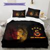 Galatasaray FC Pattern Bedding Home Decoration Birthday & Festival Gift (1 * Duvet Cover + 2 * Pillowcase, Without Core)
