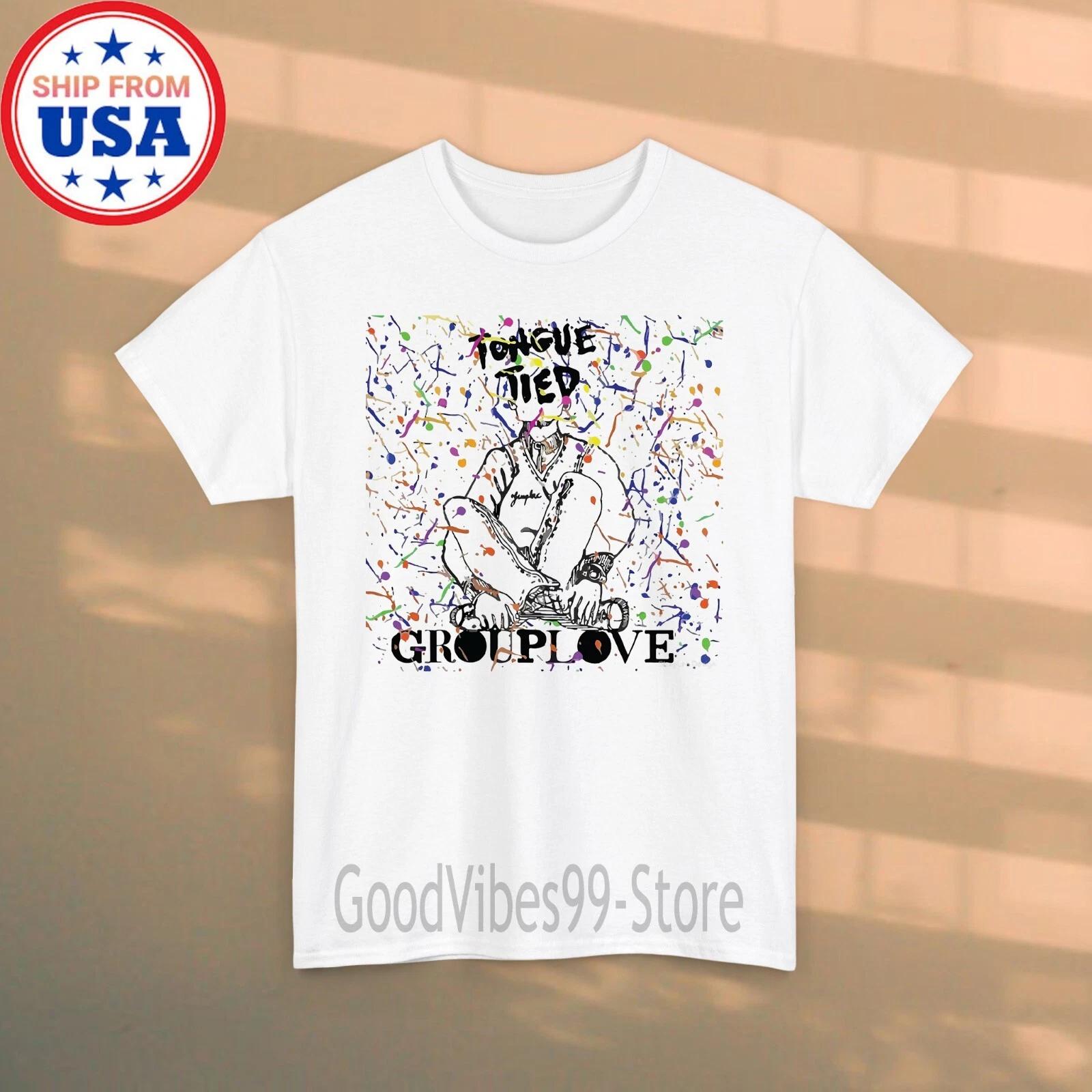 Grouplove Tongue Tied Men s White Size S-5XL M