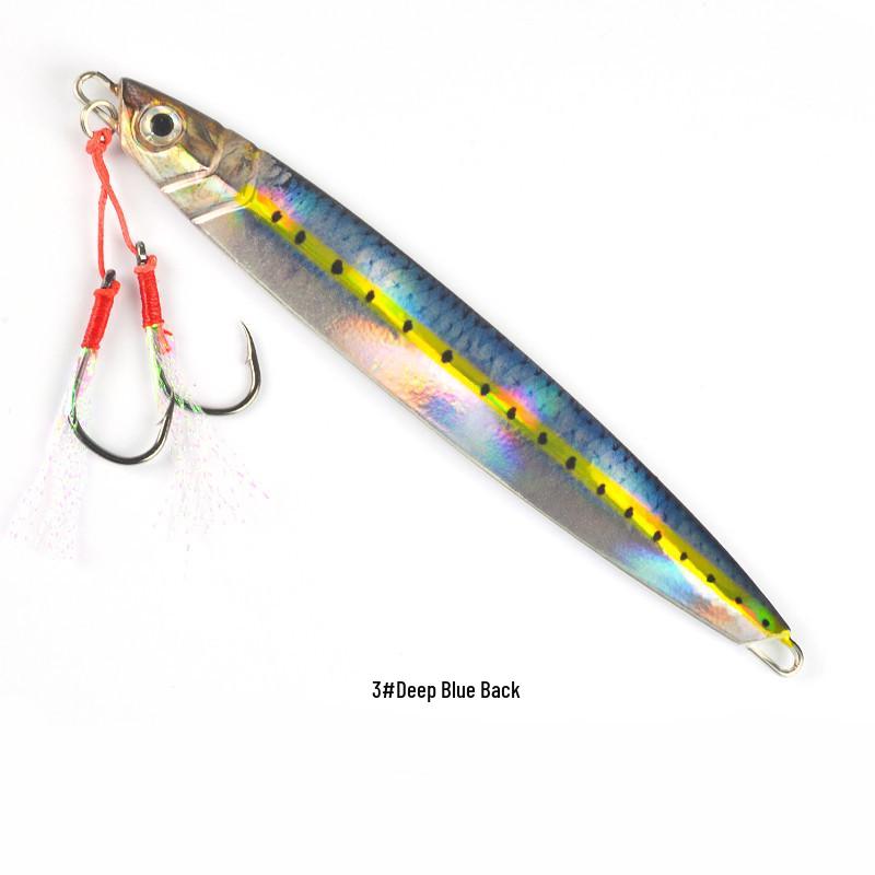 3D Printed Bionic Fish Lure - Iron Plate, Sea Fishing, Deep Sea, 60g & 120g Options