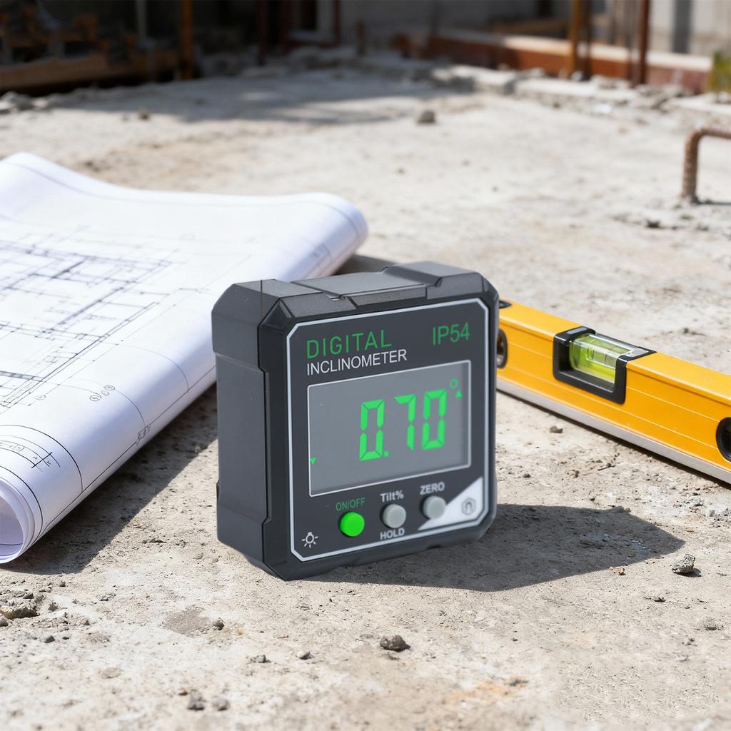 Digital Electronic Level Digital Angle Fnder 4*90 ° Magnetic Inclinometer Protractor Precision Level Box for Woodworking