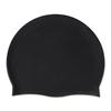 Adult & Children's Silicone Swim Cap - Unisex, Solid Color, Plus Size, Customizable with Logo