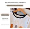 Women's Plus Size Loose-Fit Short-Sleeve Mid-Length T-Shirt, Round Neck, Sizes 200/300/350 Jin