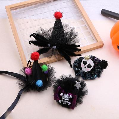 Halloween Kürbis & Hexenhut Haarspangen für Kinder - Skelett Pfeifenreiniger & DIY Stirnbandzubehör