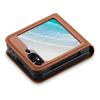 N.BEKUS For Samsung Galaxy Z Flip6 5G/Flip7 FE 5G Case Card Slot PU + PC Phone Back Cover