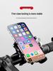 Aluminum Alloy Shockproof Five-Claw Phone Holder for Bikes and Motorcycles