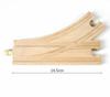 Wooden Railway Track Accessories Beech Wood Train Track Parts Compatible with Thomas and Major Brands Toys