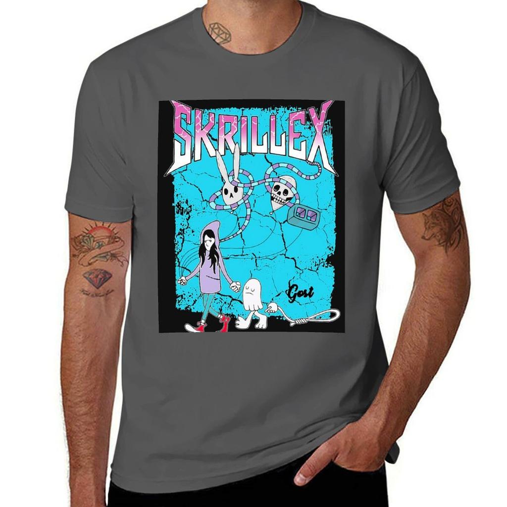 Skrillex Populer Tshirt Large Size Basic Casual Tshirt
