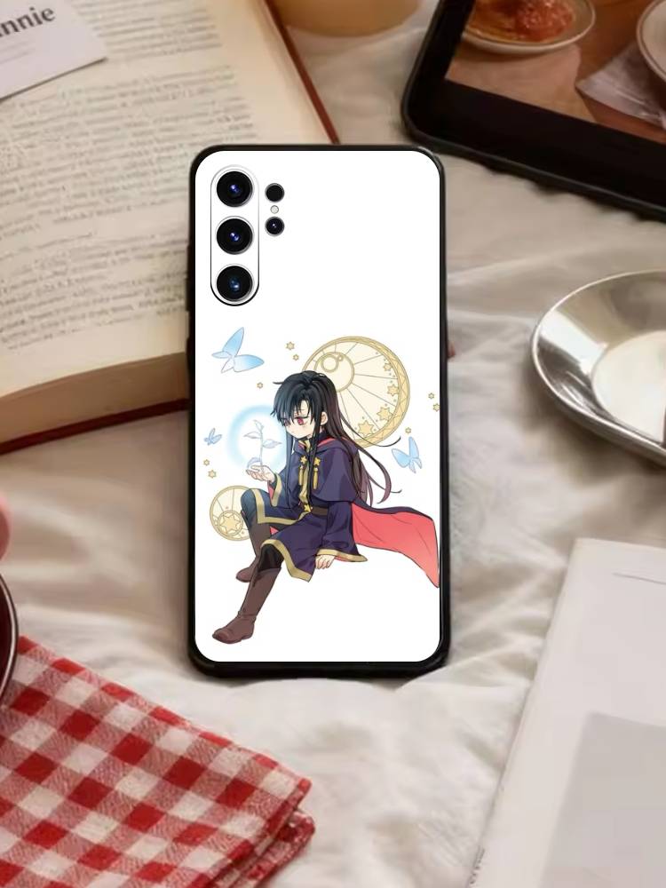 Anime O-Athanasia Phone Case For Samsung S26,S25,S24,S23,S22,S30,S21,Ultra,Plus,FE 5G Black Soft Cover