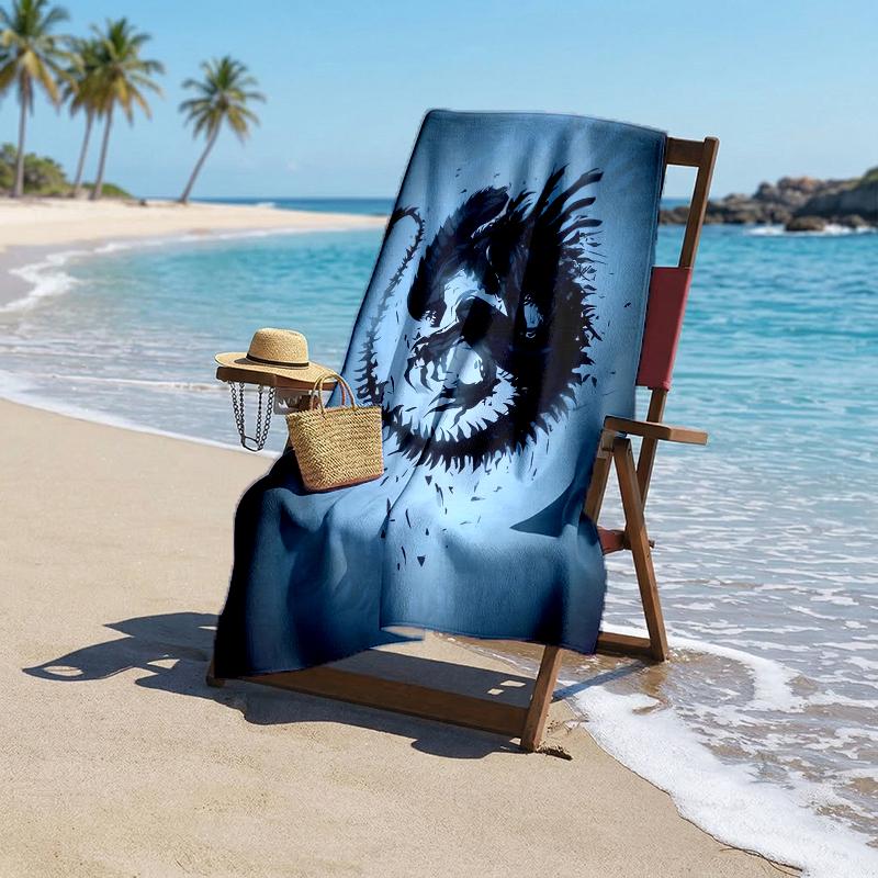 Alien Fashion Beach Towel: Ideal for Summer Adventures Soft, Absorbent and Quick Drying Suitable for Swimming and Bathing