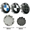 For BMW Wheel Hub Center Cover 4pcs 56mm 68mm Center Replacement Cover Modification Accessories F10 F30 G30 G05 G03 E46 E90 E60