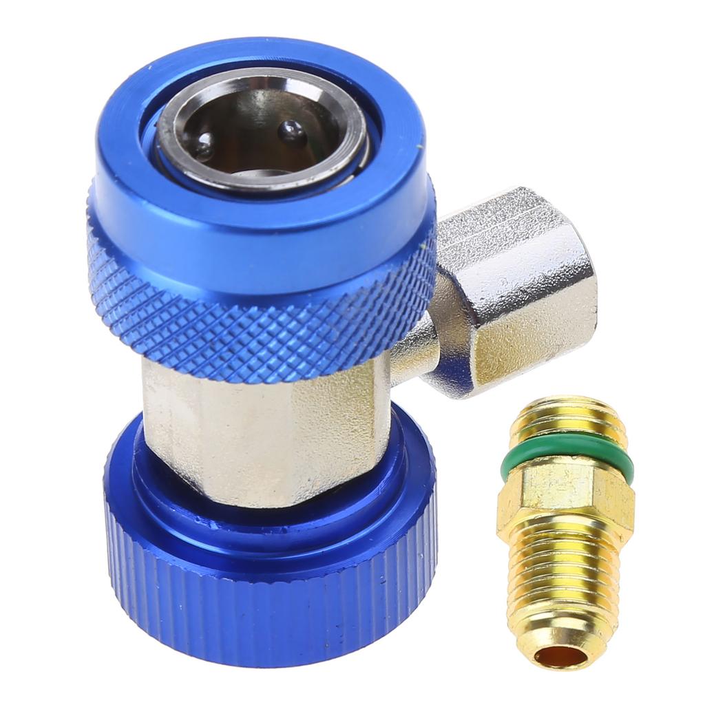R134A Auto Freons Air Condition Adapters Refrigerant AdjustableQuick Couplers HighLow Connector Manifolds Gauges