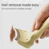 V-tooth Design Pet Hair Removal Comb Ergonomic Handle One-Click Self Cleaning Cat Deshedding Brush Comfortable Grip Non-slip