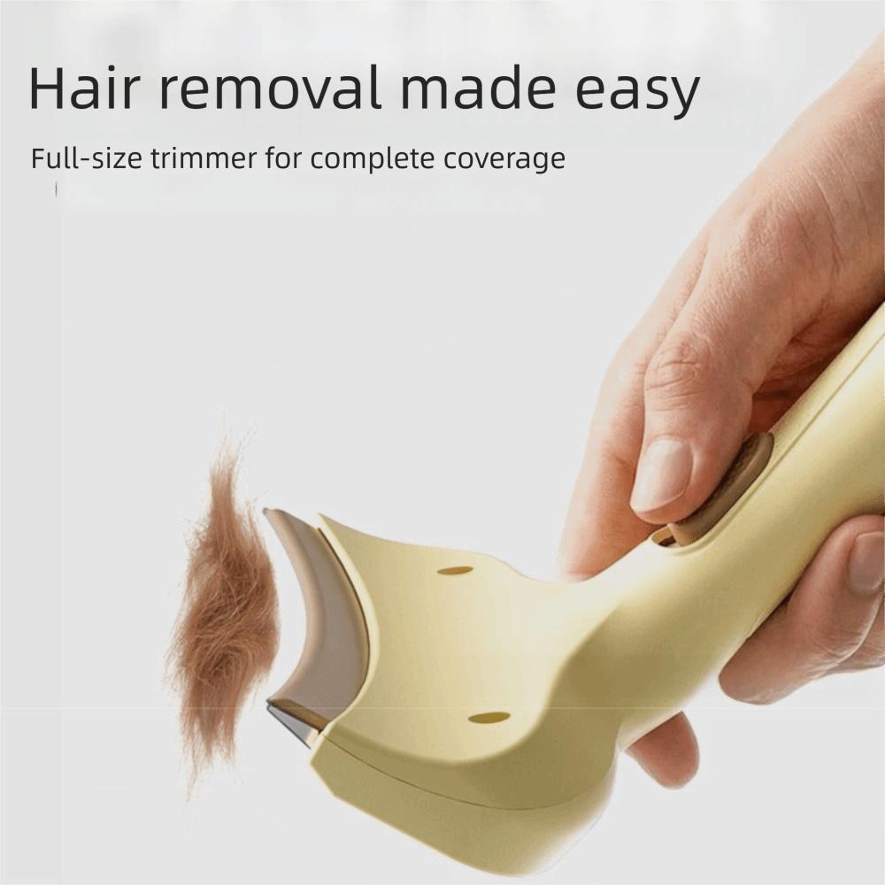 V-tooth Design Pet Hair Removal Comb Ergonomic Handle One-Click Self Cleaning Cat Deshedding Brush Comfortable Grip Non-slip