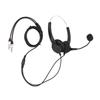 Call Center Headset Dual 3.5mm Plug Hearing Protection Noise Cancelling Mic Computer Headset