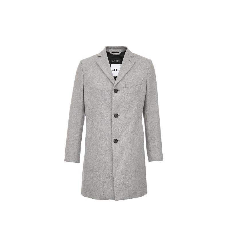 J.LINDEBERG Men's Wool Blend Business Casual Overcoat