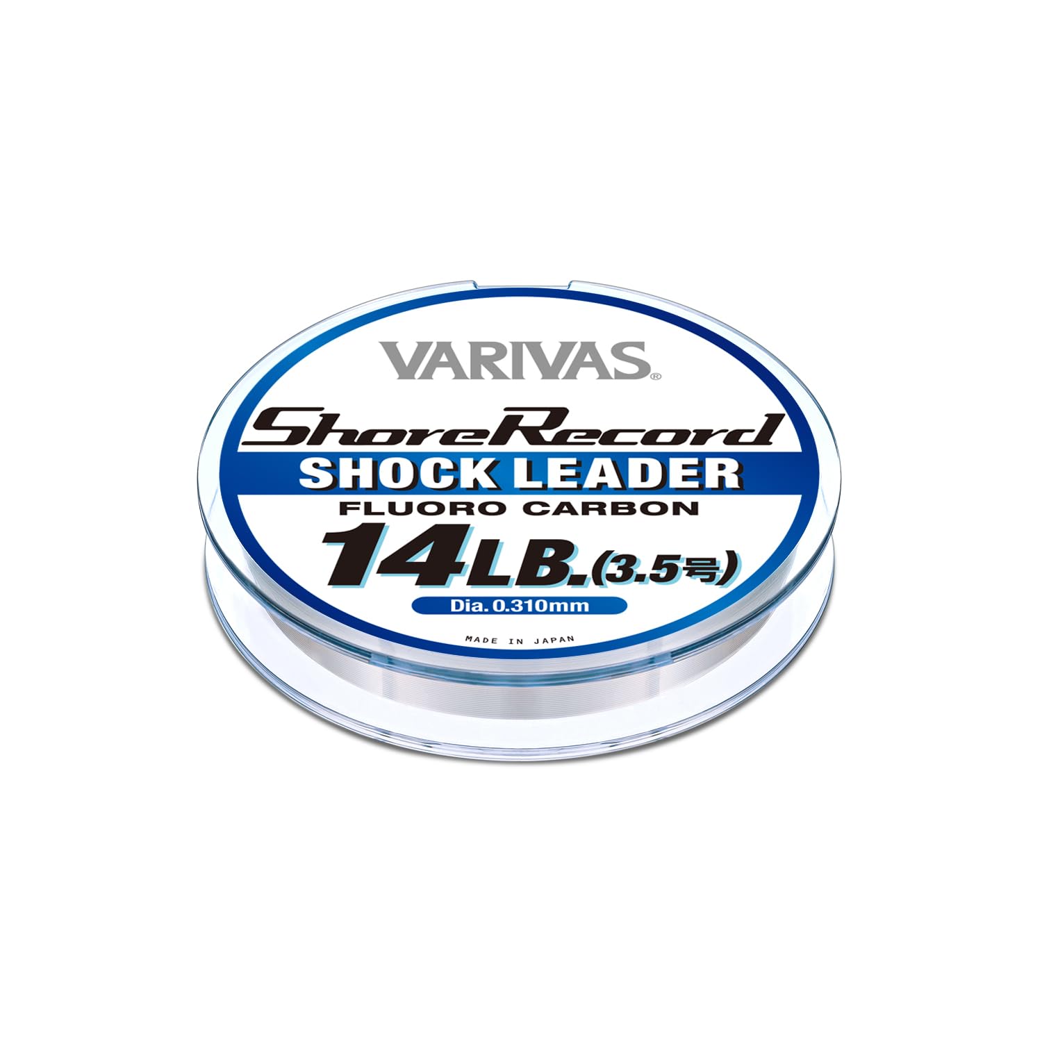 

VARIVAS Shore Record Shock 14lb Leader, Fluorocarbon, 30m, (3.5)