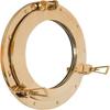 Solid Brass Porthole Mirror 38.1 Cm Maritime-Ship Nautical Home Décor/Boat Fan Gift, Gold