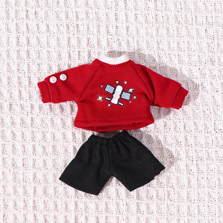 OB11 Clothes Bear Pattern Hooded Sweatshirt Hippop Shorts Collection Decoration Molly GSC Body 1/12bjd Doll Clothes Toy Clothing