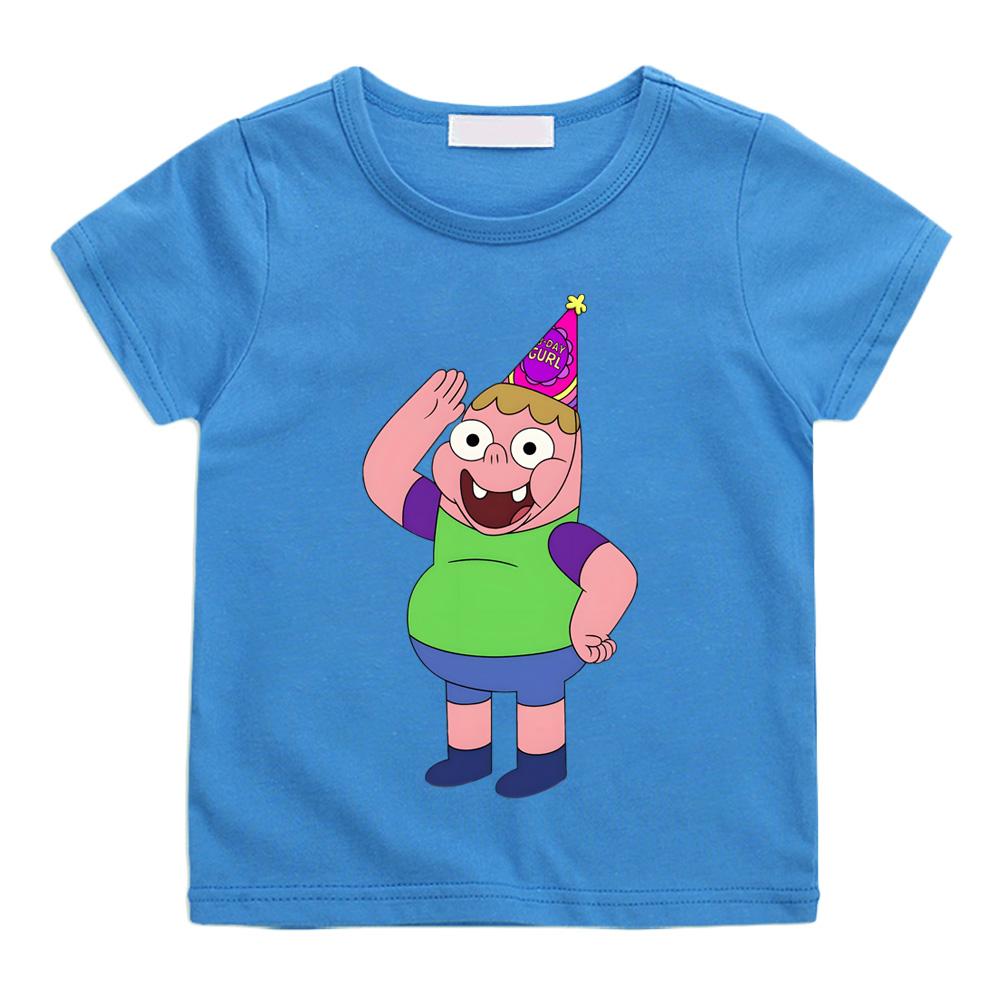 Christma Clarence Cartoon Print T-shirts Kawaii Anime Tshirt Cute Manga 100% Cotton Tee-shirt Aesthetic Cartoon Boy/girl T Shirt