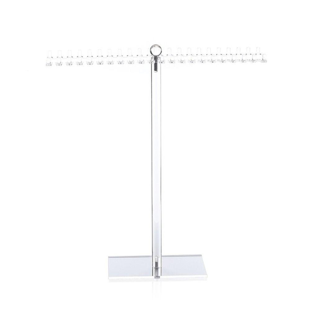 Bilateral Hook Jewelry Display Stand Acrylic Bracelet Organizer  Pendant Display