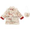 Meng Tang Tang Girls' Winter Hanfu Dress - New Year Princess Outfit