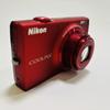 [Used/Boxed] Nikon COOLPIX S6100 16.0MP Digital Camera RED 7x Zoom Touch Panel From JAPAN
