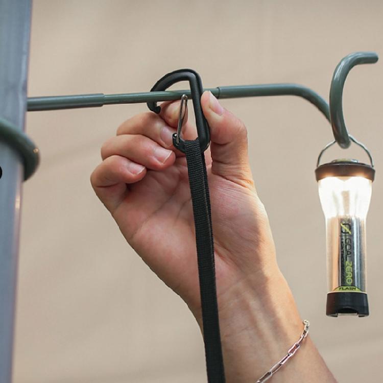 Convenient Triangles Shape Hanging Net Food Drying Net Outdoor Hanging Triangles for Holding Camping Gear