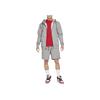 Jordan Fleece-Lined Solid Color Drawstring Jogger Shorts Men Bottoms Gray DA9827-091