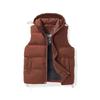 Winter 777 Unisex Hooded Down Cotton Vest: Warm, High-Quality, Cold Protection In Pure Colors