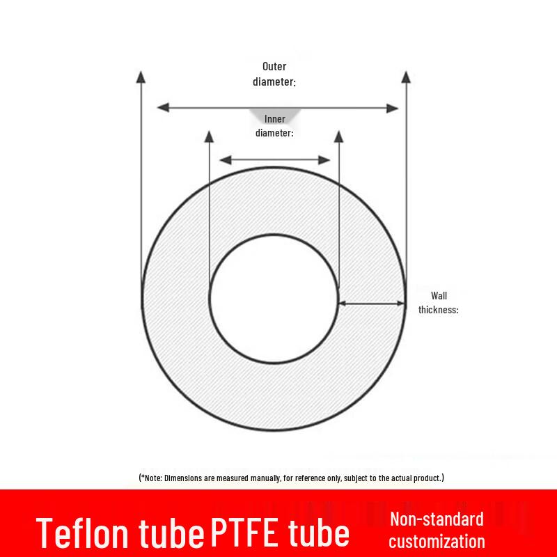 Jun Ding Ying 6x10mm Transparent PTFE Tube