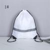 Pack Drawstring Backpack Bag with Reflective Strip String Backpack Cinch Sacks Bag Bulk for School Yoga Sport Gym Traveling