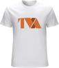 TVA Logo T-Shirt Schwarzes T-Shirt Übergrößen T-Shirts