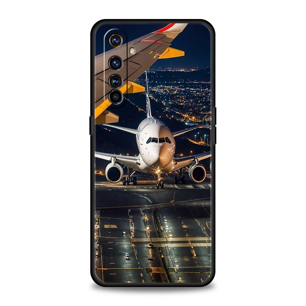 Travel-Nspired Airplane Route Soft TPU For Realme 13 12 11 10 9 Pro Plus GT3 GT2 C21 C25 C35 C53 C55 C67 Pro 5G Phone Case Cover