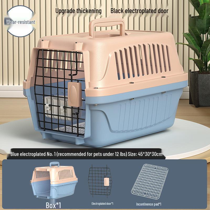 Portable Pet Airline Carrier: Space Capsule Cat Bag & Dog Cage for Small/Medium Pets
