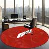 Formula 1 (28) Round Office Rug Decorative Floor Rug for Office Bedroom Living Room and Home Space