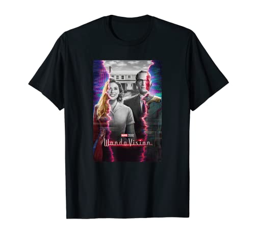 Marvel WandaVision Wanda & Vision Series Poster T-Shirt
