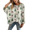 XY-LK01-Pullover hollow blouse 3D printed sweater spring and summer new