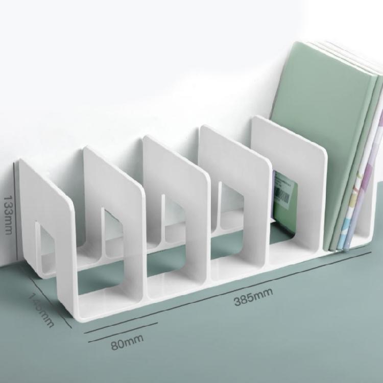 Acrylic Bookends Book Storage Stand File Sorter Reading Shelf Book Stands Decorative Bookends
