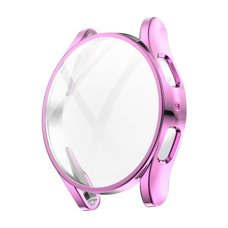 Full Coverage Tempered Glass Hard PC for Case Shockproof Watch Bumper for Shell for Watch 5 40mm for Smart Watch