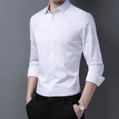 Ανδρικό μονόχρωμο μακρυμάνικο πουκάμισο Casual Fashion Business