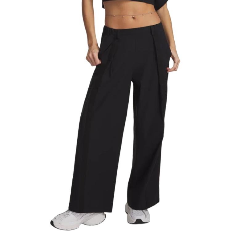 Under Armour Unstoppable Series Woven Loose Fit Solid Color Mid Rise Casual Pants Women bottoms 6009690-008