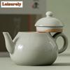 150ML Beixitang Handgefertigte Eis-Tischfarbe Keramik Teekanne Kreative Birnenform Kanne Teezubereitungskessel Teeartikel Dekoration Geschenkbox