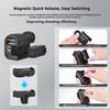 Adaptateur de Monture de Caméra Magnétique avec Double Verrou à Griffes Libération Rapide Cadre de Poignée pour Vlog Contrôle de l'Obturateur Réglable Poignée Ergonomique Antidérapante