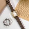 Retro Small Exquisite Small Square Watch Niche High Sense Simple Women Waterproof Quartz Watch