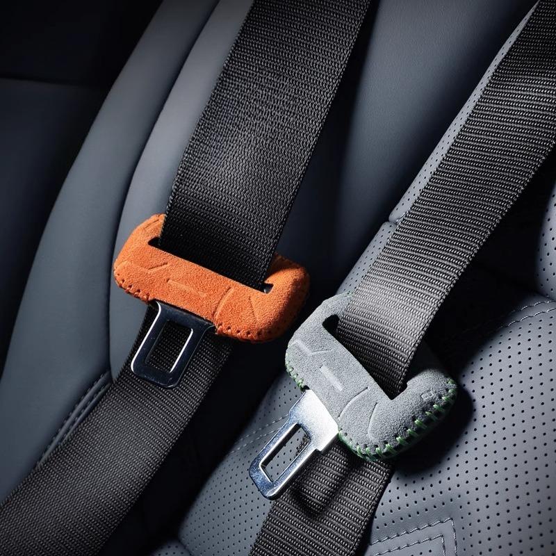 For Zeekr 007GT 7X 001 009 Car Seat Belt Cover Suede Anti Collision Protector Cover Anti Scratch Interior Accessories